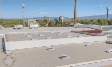 Commercial facility roof drainage system on the Colorado Western Slope